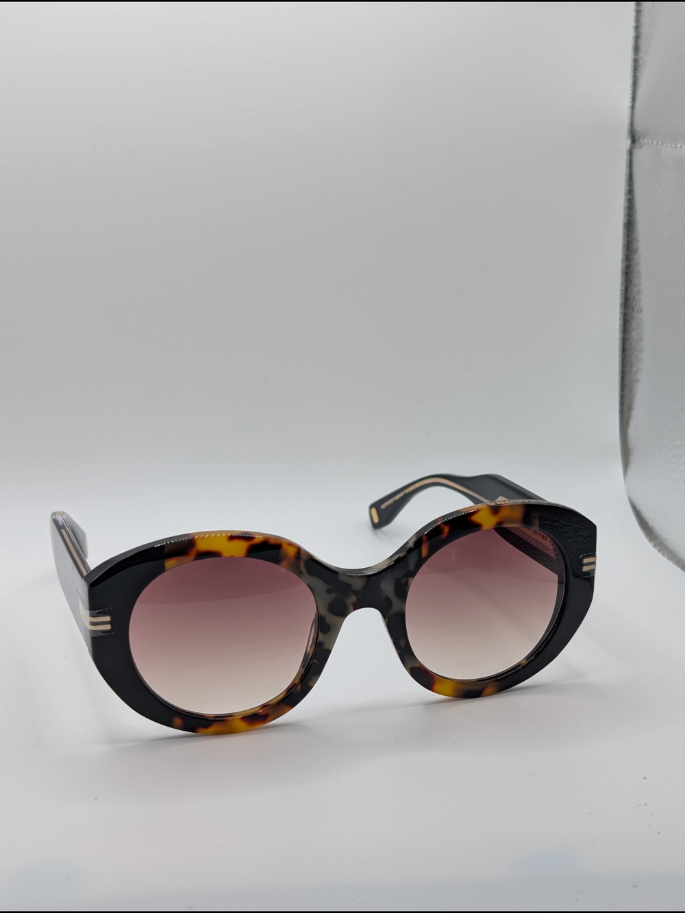 Marc Jacobs Havana MJ 1110/S Chunky Oval Sunglasses NIB